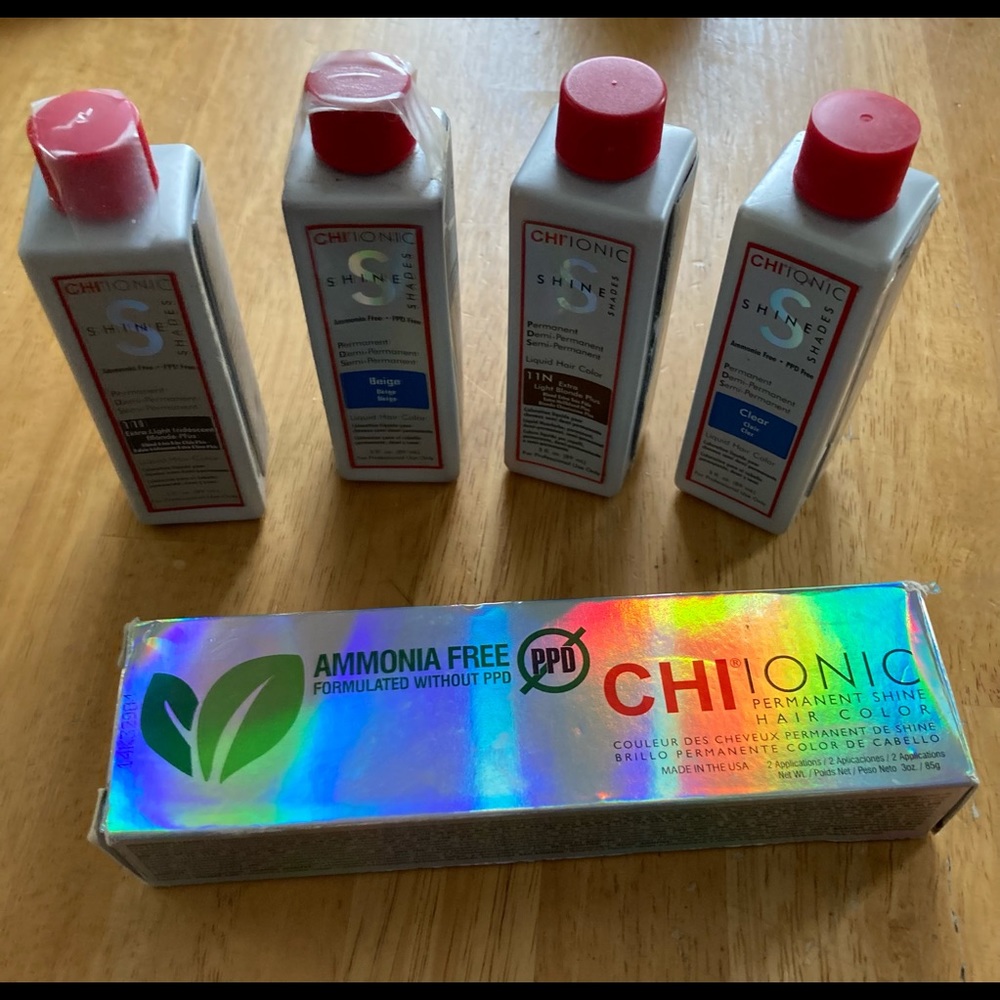 New! Chi ionic blonde hair color bundle